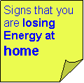 Folded Corner: Signs that you are losing Energy at home
